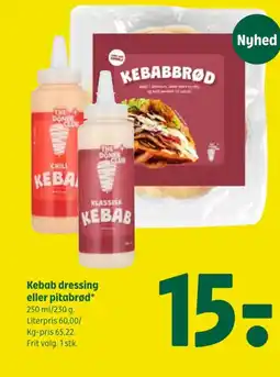 Coop 365 Kebab dressing eller pitabrød tilbud