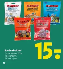 Coop 365 BonBon bolcher tilbud