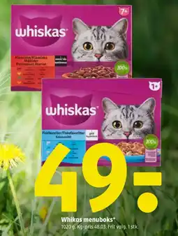 Coop 365 Whikas menuboks* tilbud