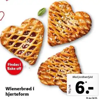 Wienerbrød I Hjerteform 110 g