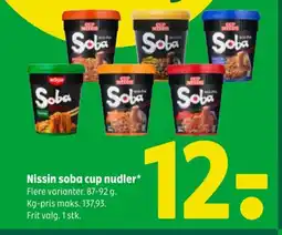 Coop 365 Nissin soba cup nudler* tilbud