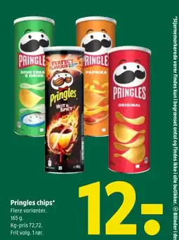 Coop 365 Pringles chips* tilbud