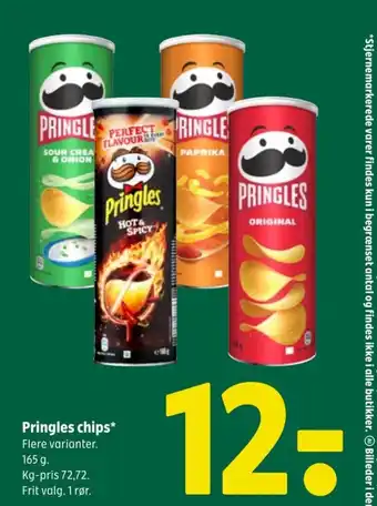 Coop 365 Pringles chips* tilbud