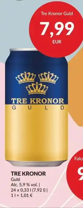 Nielsen's Discount Tre kronor guld tilbud