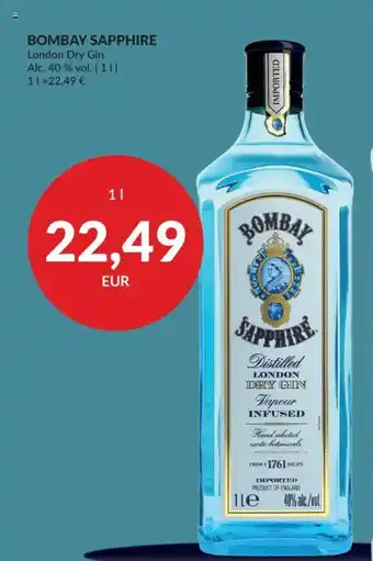 Nielsen's Discount BOMBAY SAPPHIRE tilbud