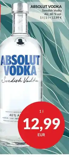 Nielsen's Discount Absolut vodka tilbud