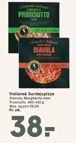 SPAR Italiensk Surdejspizza tilbud