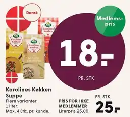 SPAR Karolines Køkken Suppe tilbud