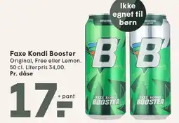 SPAR Faxe Kondi Booster tilbud