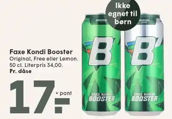 SPAR Faxe Kondi Booster tilbud