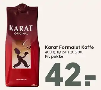 SPAR Karat Formalet Kaffe tilbud