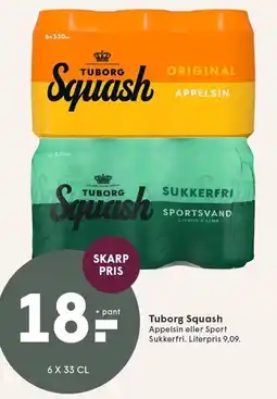 SPAR Tuborg Squash tilbud