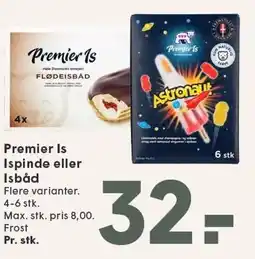 SPAR Premier Is Ispinde eller Isbåd tilbud