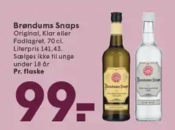 SPAR Brøndums Snaps tilbud
