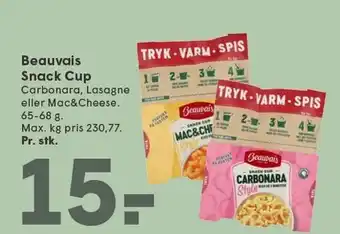 SPAR Beauvais Snack Cup tilbud