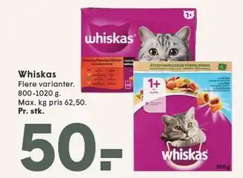 SPAR Whiskas tilbud