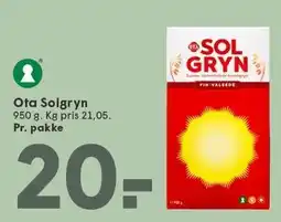 SPAR Ota Solgryn tilbud