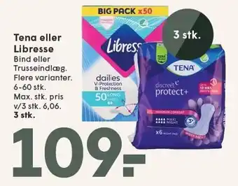 SPAR Tena eller Libresse tilbud