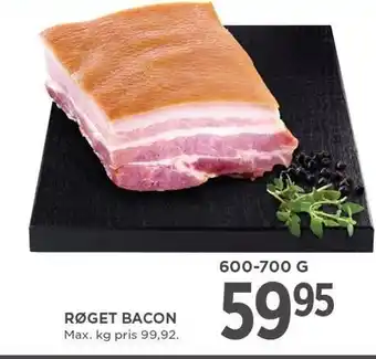 MENY RØGET BACON 600-700 g tilbud