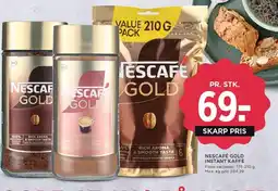 MENY NESCAFÉ GOLD INSTANT KAFFE tilbud