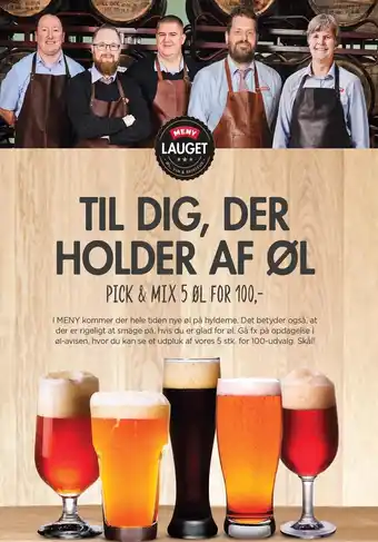 MENY TIL DIG, DER HOLDER AF ØL PICK & MIX 5 ØL tilbud