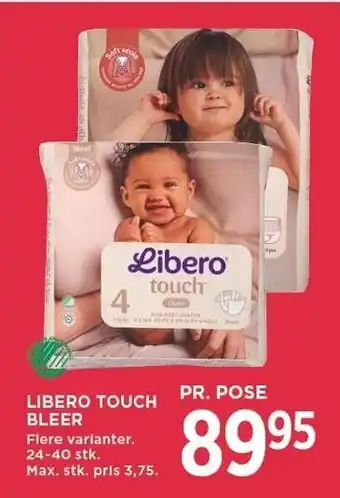 MENY LIBERO TOUCH BLEER tilbud