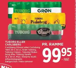 MENY TUBORG ELLER CARLSBERG tilbud