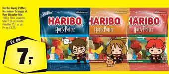 Calle Haribo Harry Potter, Hermione Granger el. Ron Weasley Mix tilbud