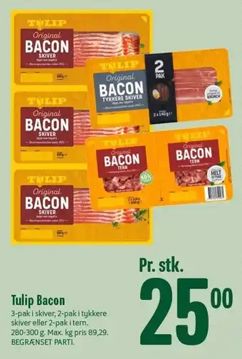 Min Købmand Tulip Bacon tilbud