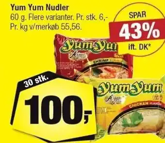 Calle Yum Yum Nudler - 30 stk tilbud