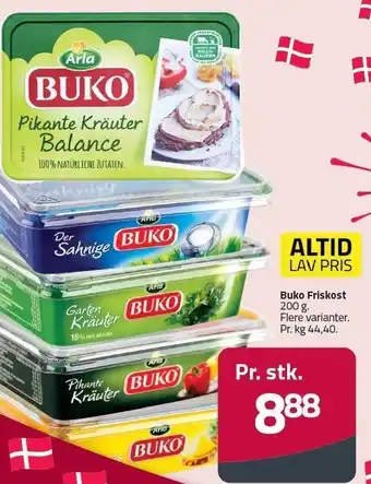 Fleggaard Buko Friskost 200 g tilbud