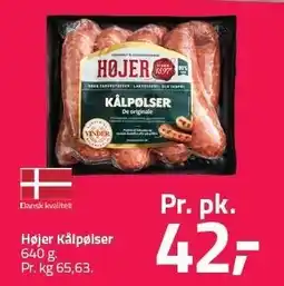 Fleggaard Højer Kålpølser 640 g tilbud