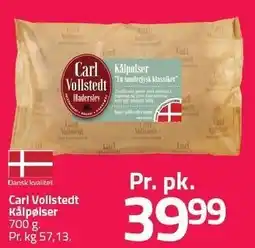 Fleggaard Carl Vollstedt Kålpølser 700 g tilbud