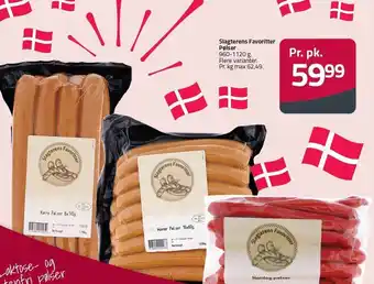 Fleggaard Slagterens Favoritter Pølser 960-1120 g tilbud