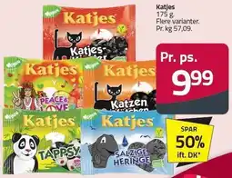 Fleggaard Katjes 175 g tilbud