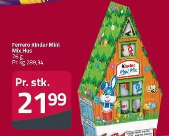 Fleggaard Ferrero Kinder Mini Mix Hus 76 g tilbud