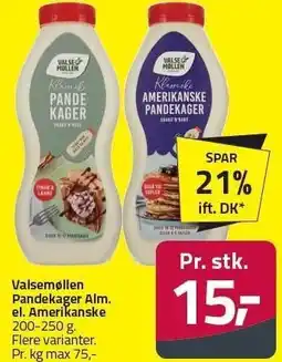 Fleggaard Valsemøllen pandekager 200-250 g tilbud