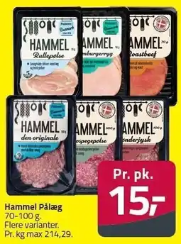 Fleggaard Hammel Pålæg 70-100 g tilbud