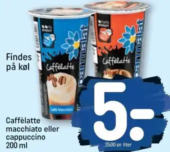 REMA 1000 Caffélatte macchiato eller cappucino 200 ml tilbud