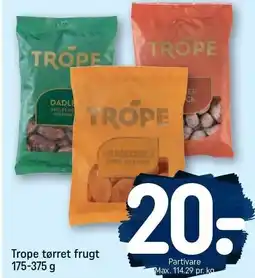 REMA 1000 Trope tørret frugt 175-375 g tilbud