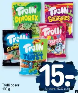 REMA 1000 Trolli poser 100 g tilbud