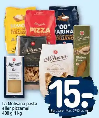 REMA 1000 La Molisana pasta eller pizzamel 400 g-1 kg tilbud