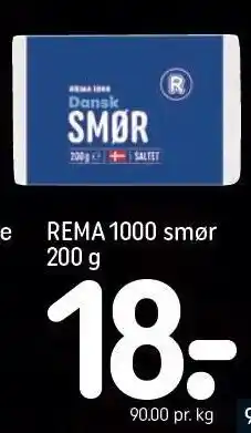 REMA 1000 REMA 1000 smør 200 g tilbud