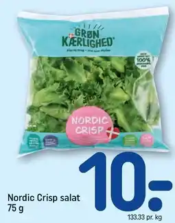 REMA 1000 Nordic Crisp salat 75 g tilbud