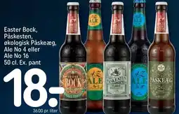 REMA 1000 Easter Bock, Påskesten, økologisk Påskeæg, Ale No 4 eller Ale No 16 tilbud