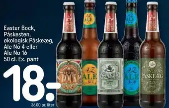 REMA 1000 Easter Bock, Påskesten, økologisk Påskeæg, Ale No 4 eller Ale No 16 tilbud