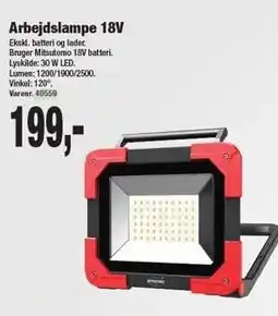 Harald Nyborg Arbejdslampe 18V tilbud