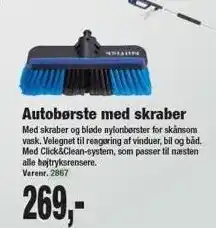 Harald Nyborg Autobørste med skraber tilbud