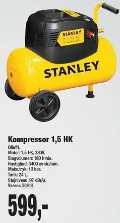 Harald Nyborg Kompressor 1,5 HK tilbud