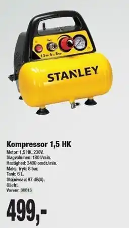 Harald Nyborg Kompressor 1,5 HK tilbud